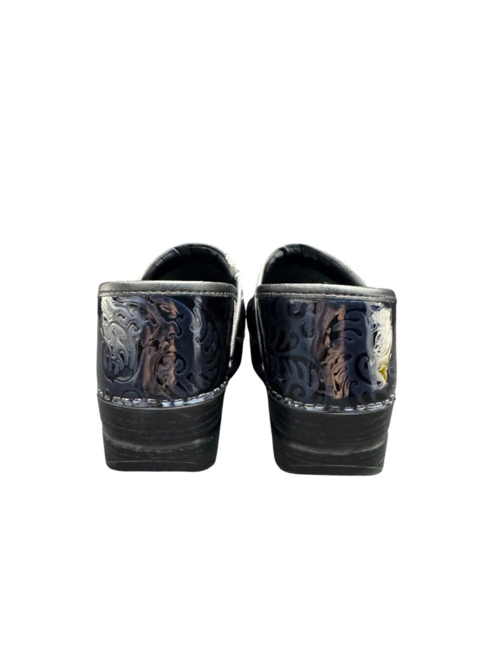 Dansko Professional Clogs Women's Floral Pattern Leather Upper Slip-On, Size 38 - Picture 5 of 10